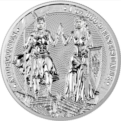 2023 1 oz Germania Allegories Silver (Galia)