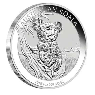 2015 Silver 1 oz Perth Koala - additional view