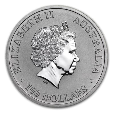 2012  1 oz Perth Platinum Platypus BU - additional view