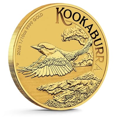 2026 1/10 Oz Perth Gold Kook in capsule 
