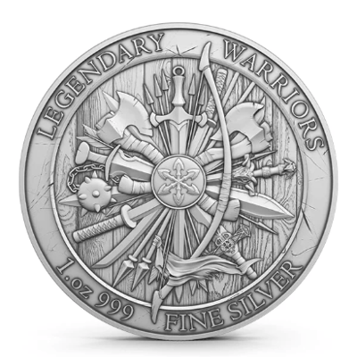 1 oz Julius Caesar - Legendary Warrior series - additional view