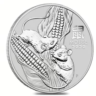2020 1/2 oz Silver Perth Lunar Mouse