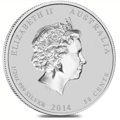 2014 1/2 oz Silver Perth Lunar Horse - additional view