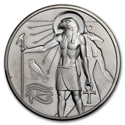 2 oz Ultra High Relief Egyptian Gods Series: Horus