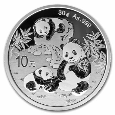 2025 30 Gram Silver Panda (In Mint Capsule)
