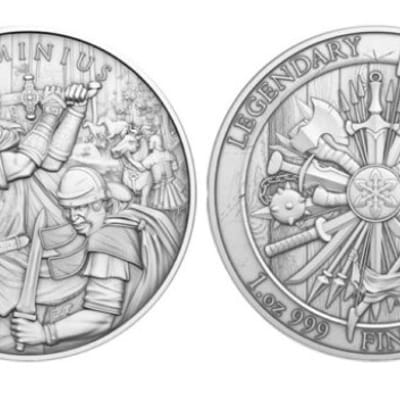 1 oz Arminius - Legendary Warrior series - additional view