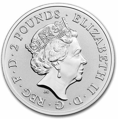 2021 1 oz Silver UK The Royal Arms - additional view