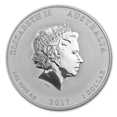 2017 1 oz Lunar Silver Lunar Rooster Series 2 - additional view