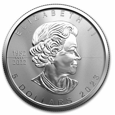 Double date: 2023 1 oz Silver Maple Leaf