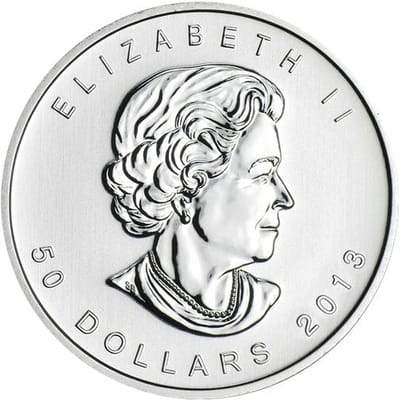 2013 1 oz Platinum Maple Leaf w Capsule - additional view