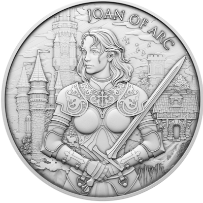 1 oz Joan of Arc  - Legendary Warrior series