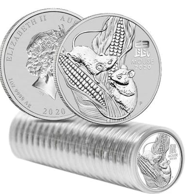 2020 1 oz Perth Lunar Mouse in Capsule (S 3)