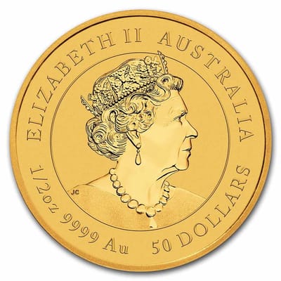 2022 1/2 oz Perth Gold Lunar Tiger (series 3) - additional view
