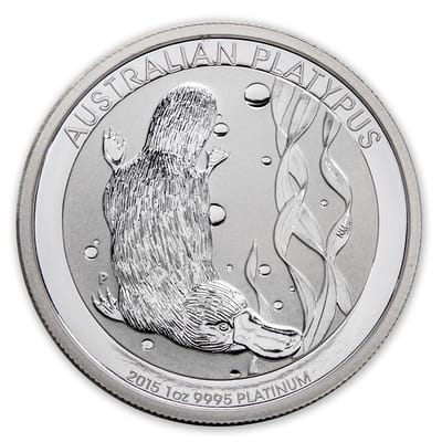 2015 Australia 1 oz Platinum Platypus BU