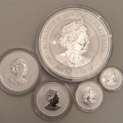 2024 Perth colorized dragon 5 pieces set - additional view