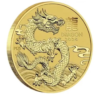 2024 1/4 oz Perth Lunar: the Dragon