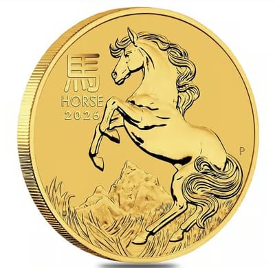 2026 1/10 oz Perth Gold Lunar Horse  - additional view
