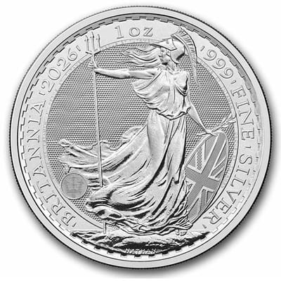 2026 1 oz Silver Britannia BU
