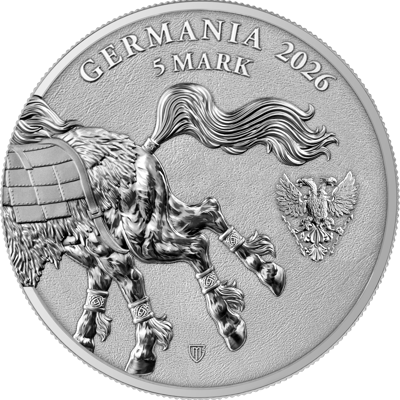 2026 1oz Silver Germania Beasts: Sleipnir  - additional view
