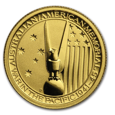 2013 1/10 oz Gold Australian-American Memorial