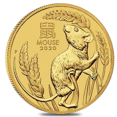 2020 Perth 1 oz Gold Lunar Mouse (Series 3)