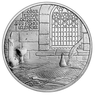 1 oz Medieval Legends Lady Godiva Silver Round - additional view