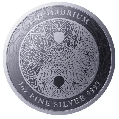 2023 1 oz Silver Coin Equilibrium: Taijitu