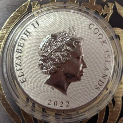 2022 1 oz Silver Cook Islands HMS Bounty Coin - additional view