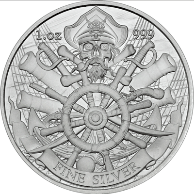 Deal: Dead Men Tell No Tales Silver 1 oz
