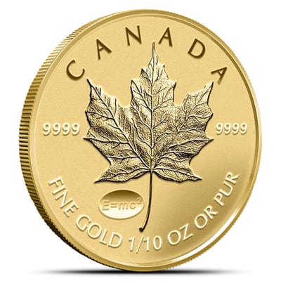 2015 1/10th oz Reverse Proof Gold Maple Leaf