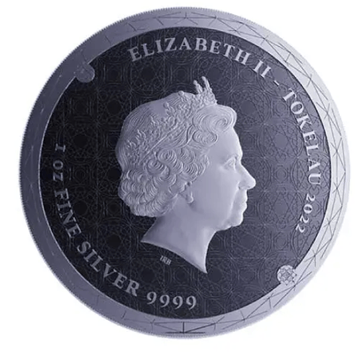 2022 1 oz Silver Coin Equilibrium: Yin Yang - additional view
