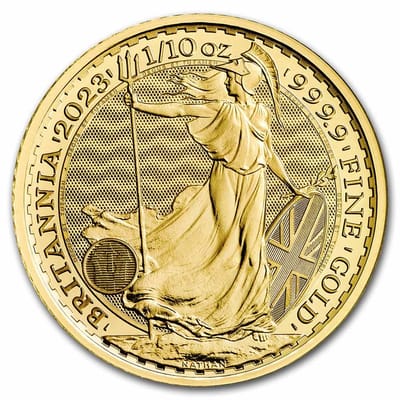 Rare 2023 Queen effigy 1/10 oz Gold Britannia - additional view