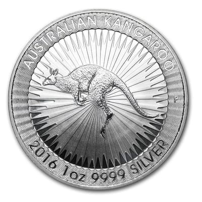 2016 1 oz the 1st release of Perth Silver Kangaroo