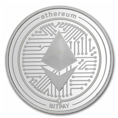 1 oz Silver Ethereum Round - additional view
