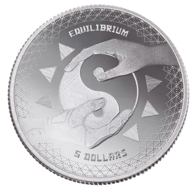2020 1 oz Silver Coin Equilibrium: Dualism