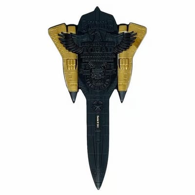2024 Chad 2 oz Silver Fighter Jet Black & Gold - additional view