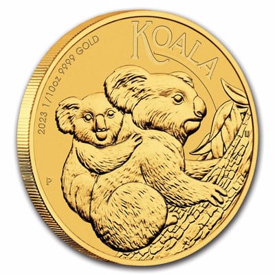 2023 1/10 oz Perth Gold Koala BU - additional view