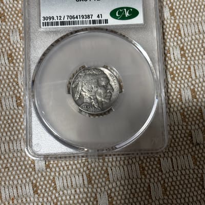 CAC F12 Buffalo Nickel