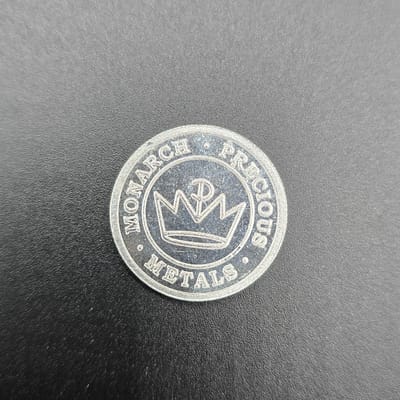 Monarch 1/10th oz silver .999 - additional view