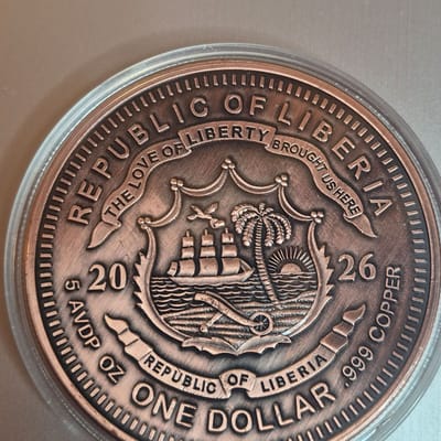 5 Ounce Copper Catrina - additional view