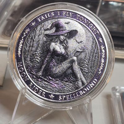 Witchy Woman challenge coin