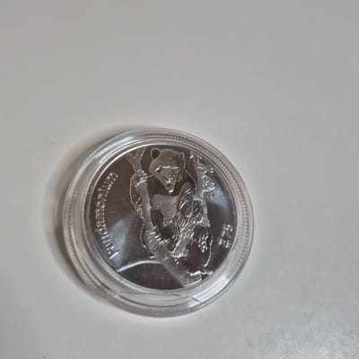 Zombucks World Pandamonium Silver round