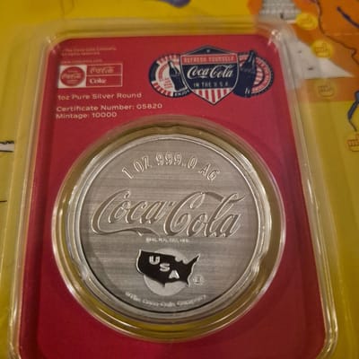 One Ounce Coke Silver - additional view