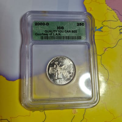 ICG Promotional slabbed 2000 D quarter