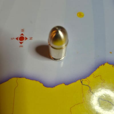 .999 Silver 45 cal bullet. - additional view