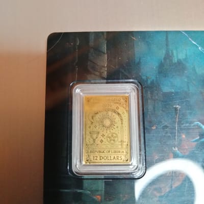 1/1000 Gold bar carded. - additional view