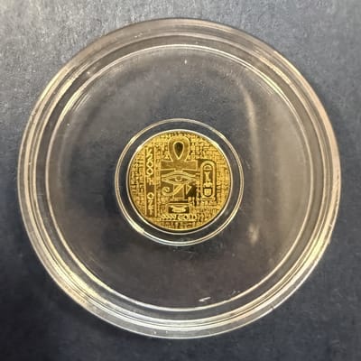 1/200 oz .9999 Gold Egyptian King Tut - MPM - additional view