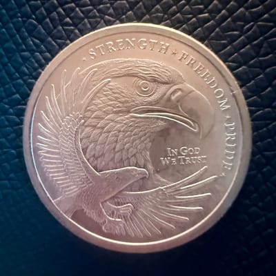 1/4 oz .999 Silver Eagle Round - Golden State Mint