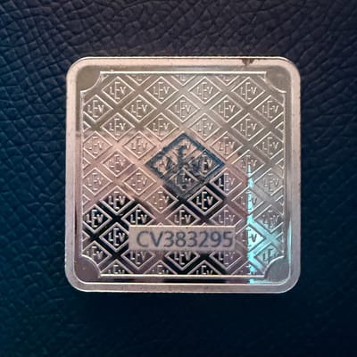 20 Gram Silver Bar - Geiger Edelmetalle .999 - additional view