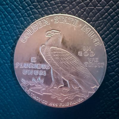 1/4 oz .999 Silver Incuse Indian - GSM Round - additional view